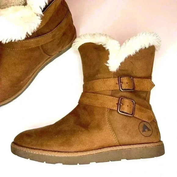 Airwalk Tan Shearling-Lined Women's Boots - Picture 7 of 7